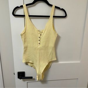 Ribbed body suit tank